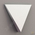 Гипсовая 3D плитка "Треугольник E-1" 170-147-25мм